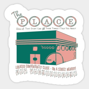 The Place of Business Sticker